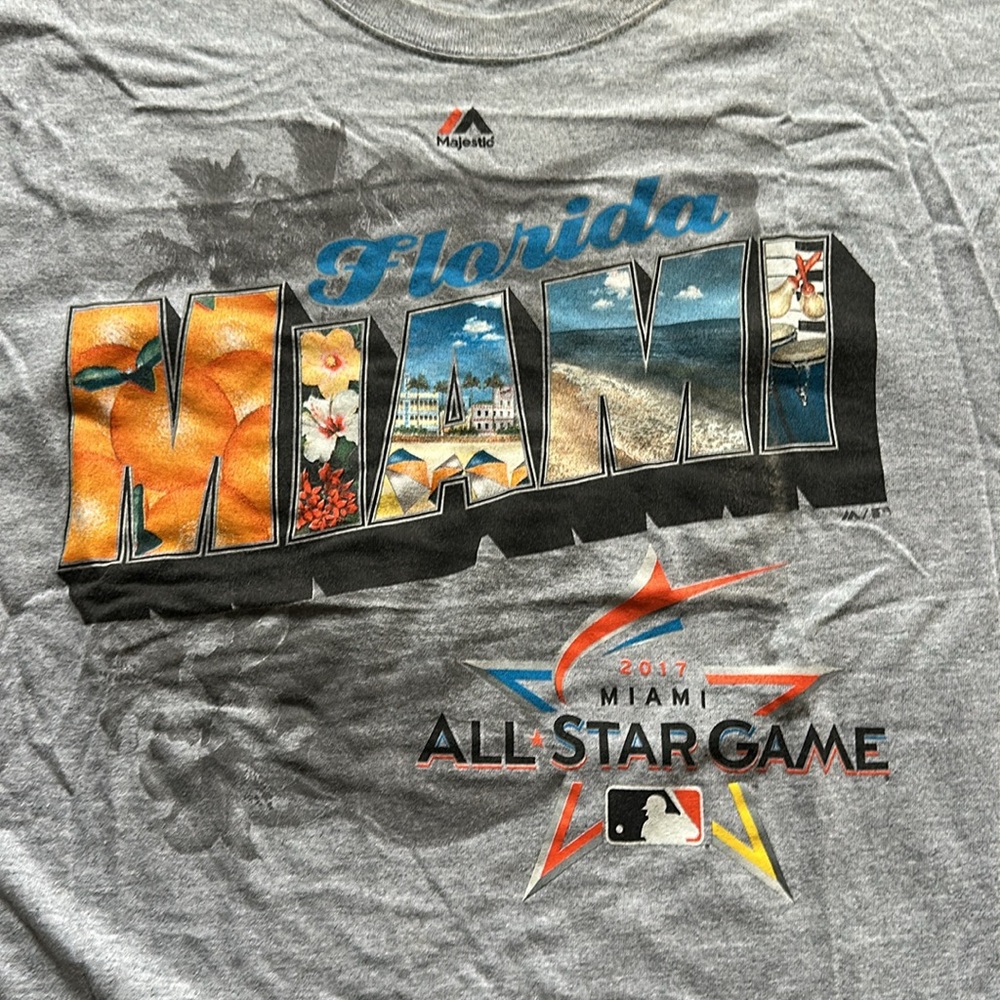 2017 Miami All Star Baseball Game T-Shirt size L - Picture 2 of 3